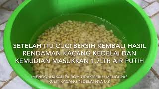 Cara buat Susu kedelai (soybean milk) pake Hurom GAMPANG BINGITSS!!!