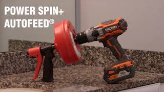 DESATASCADORA POWER SPIN+ CON AUTOFEED® | RIDGID