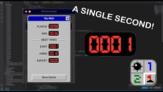 I tried to get a WORLD RECORD using the fastest minesweeper bot