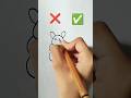 How to draw a teddy 🧸#viral #shortsfeed #teddybear #ytshorts