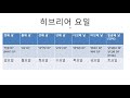 성경 말씀 한 구절씩 히브리어로 읽기 3 창1 13