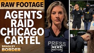 Raw footage: 300+ federal agents raid Chicago apartments | Bradley on the Border