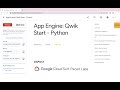 App Engine: Qwik Start - Python || #qwiklabs || #GSP067 ||  [With Explanation🗣️]