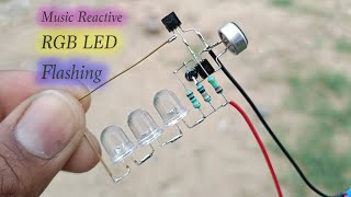 Music Reactive RGB LED Flashing