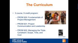 Online Advanced Certificate in Project Management at CUNY SPS