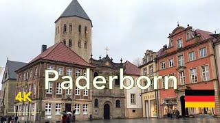 Paderborn walking tour | the shortest river | Germany Rainy walk | oldest city in East Westphalia