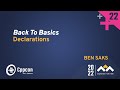 Back to Basics: Declarations in C++ - Ben Saks - CppCon 2022