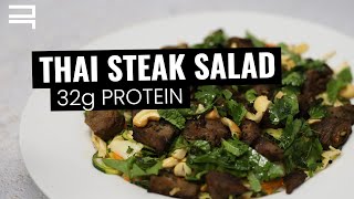 Crispy Thai Steak Salad | 32g Protein Recipe | FREE Nutrition Guidebook Download