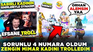 SORUNLU 4 NUMARA OLDUM MİMAR KADINI TROLLEDİM - PUBG MOBİLE