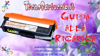 Istruzioni per la ricarica delle cartucce Brother TN-320 TN-325 TN-328