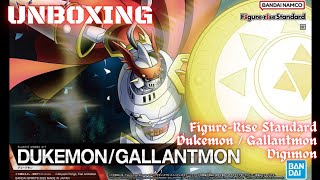 Unboxing - Figure-Rise Standard Dukemon/Gallantmon | Digimon Tamers