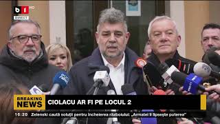 Ciolacu ar fi pe locul 2 după ce s-au renumărat voturile din România/BEC a trimis documentele la CCR