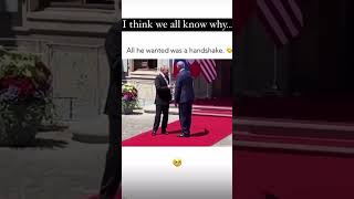 All he wanted was a handshake  #putin #russia #shorts#sad#president #live #peace #edit