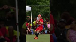 Youth Flag Football players pull off AMAZING TD play! #shorts #youthflagfootball  #flagfootball