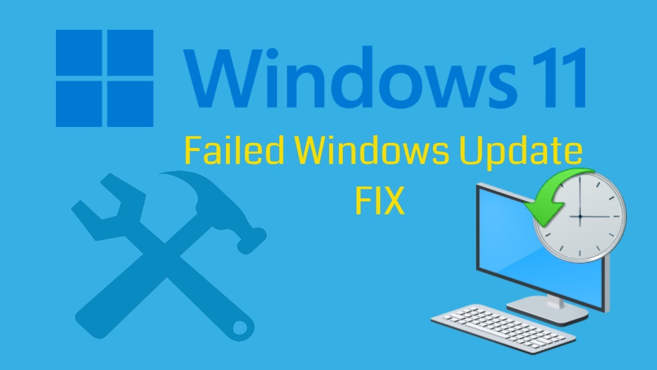 How To Fix Windows 11 Update Failed Problem [Quick Solution] - YouTube