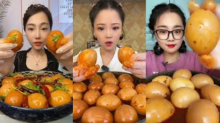 MUKBANG 🐣 活珠子毛蛋 🥚[Spicy Chinese Foods] [eating sounds] [辛 辣的中国菜] [eggs embryo]