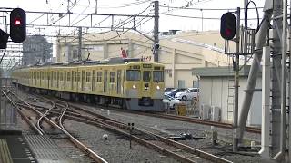 西武鉄道2007F（台湾ラッピング）　各停西武新宿行　新所沢で特急通過待ち