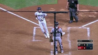 SF@ARI: Lamb crushes a solo home run to right-center