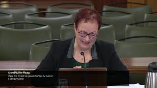 Audition Mme Anne Michèle Meggs, cadre à la retraite du gouvernement -planification de l'immigration