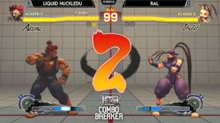 Combo Breaker - USF4 - Liquid NuckleDu (Akuma) vs RAL (Ibuki)