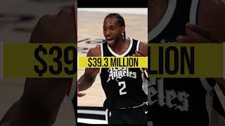 Here are the top 10 NBA salaries for the upcoming season #shorts