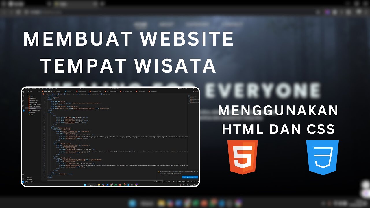Membuat Website Youtube