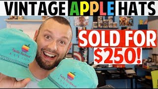 I Sold Vintage APPLE Hats for $250??