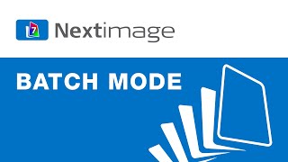 Nextimage 7: Batch mode – Contex