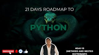 Day 13 Python Tutorial | Dictionary Methods & Nested Dictionary Explained