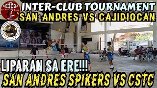 SAN ANDRES VS CAJIDIOCAN (INTER-CLUB TOURNAMENT)