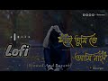 jei tumi te ami nai যেই তুমি তে আমি নাই slowed and reverb lofi bangla song lofi bangla music