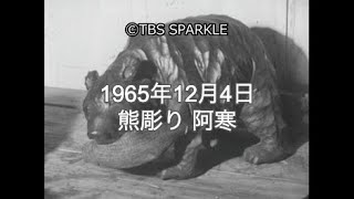 【TBSスパークル】1965年12月4日 熊彫り　阿寒