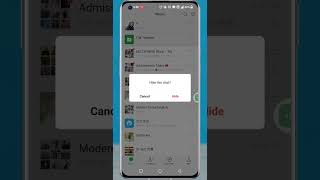How to Hide / Unhide Chats on WeChat #shorts