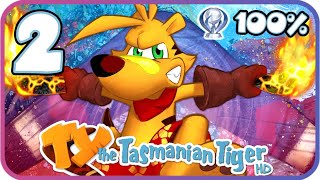 Ty the Tasmanian Tiger HD 100% Walkthrough Part 2 (PS4) Level 2: Walk in the Park