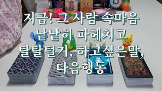 타로- 지금 이순간! 그 사람 속마음 완전히 탈탈털기, 하고싶은말, 다음행동