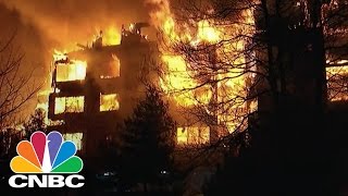 Massive Fire Destroys Luxury Apartment Complex in NJ | CNBC