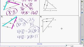 Triangle Proportionality Theorem Notes Wagner