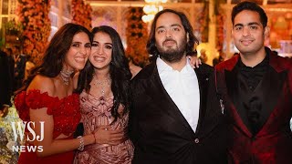 Billionaire Mukesh Ambani Hosts Lavish Pre-Wedding Celebration for Son | WSJ News