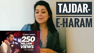 Tajdar-e-Haram REACTION | Coke Studio season 8 | Atif Aslam