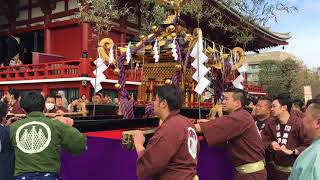 平成30年 台東区 浅草 浅草寺本尊御示現会 浅草神社宮神輿 堂下げ 本堂1周