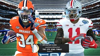 An INSANE CFP Semi Final Game! NCAA Football 14 Revamped Playoffs Ohio State vs Syracuse Gameplay
