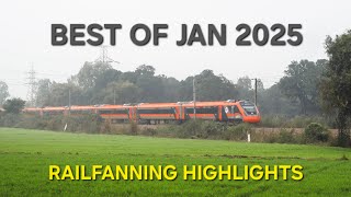 BEST OF JAN 2025 | Railfanning Highlights | Indian Railways