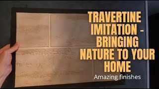 Faux Travertine: Creating Stunning Imitation Stone Surfaces