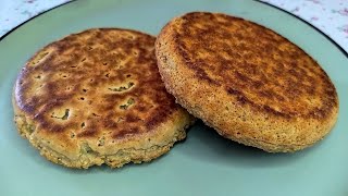 PÃO de FARELO de AVEIA na FRIGIDEIRA sem GLÚTEN sem LACTOSE com POUCOS INGREDIENTES FÁCIL de FAZER