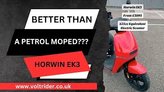 BETTER THAN A PETROL SCOOTER??? HORWIN EK3 125CC ELECTRIC EQUIVALENT SCOOTER