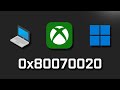 Xbox Game Pass Games Not Installing/Updating Error 0x80070020 On Xbox App/Microsoft Store On PC FIX