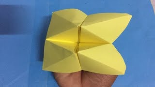 How To Make A Fortune Teller Out Of Paper,របៀបបត់រូប Fortune teller