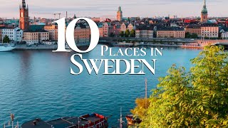10 Beautiful Places to Visit in Sweden 4K  🇸🇪  | Sweden Travel Guide