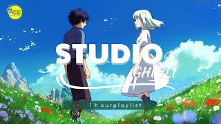 【BGM GHIBLI】1 Hour Relaxing Studio Ghibli Music for Studying and Sleeping 🍑