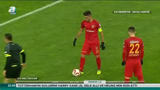 Kayserispor 3-1 Antalyaspor | Maç Özeti | a spor | ZTK son 16